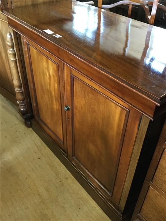 19th century mahogany 2 door cabinet